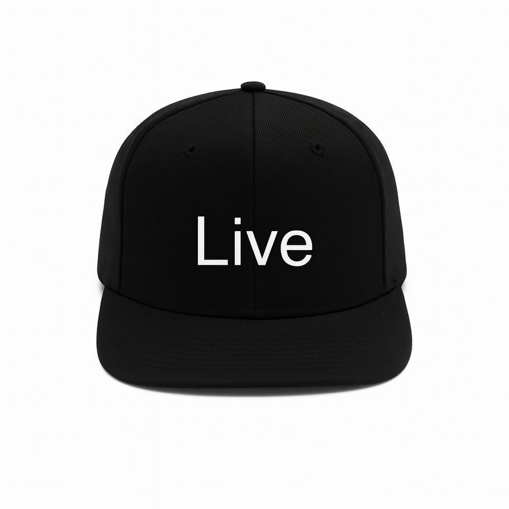 ExyFunShop Black Hat Light Embroidered Unisex Cool Fashion Accessory